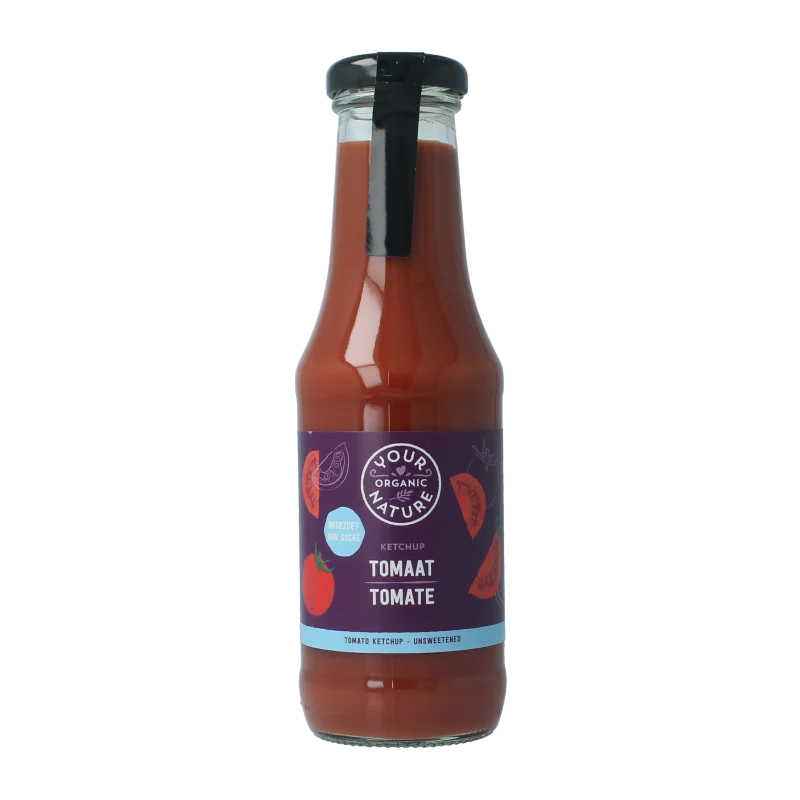 Your Organic Nature Tomatenketchup ongezouten bio 325 ml