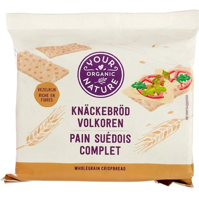 Your Organic Nature Knackebrod volkoren bio 250 gram