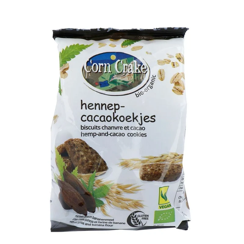 Corn Crake Hennep Cacao Koekjes 150 gram