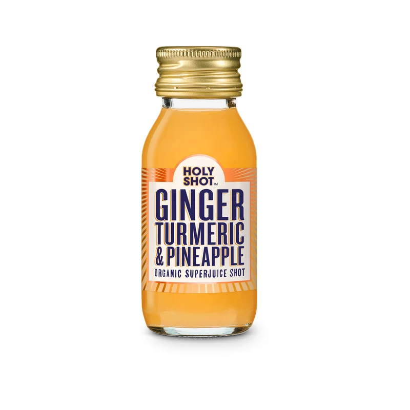 Holyshot Ginger, Turmeric & Pineapple Organic Superjuice Shot 60 ml