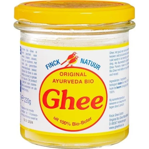 Finck Naturkost Ghee Geklaarde Boter 220 gram