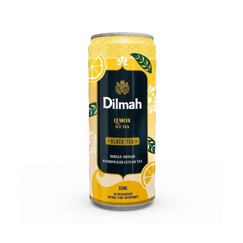 DILMAH ICE TEA LEMON BLACK TEA 330 ML BLIK 330 ml