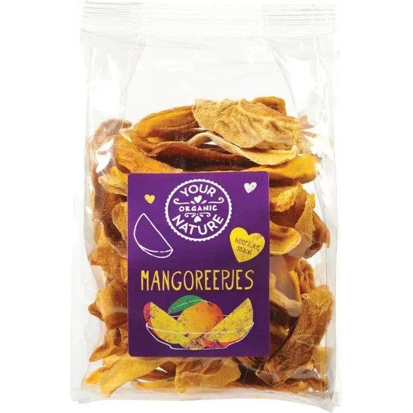 Your Organic Nature Mangoreepjes 200 gram