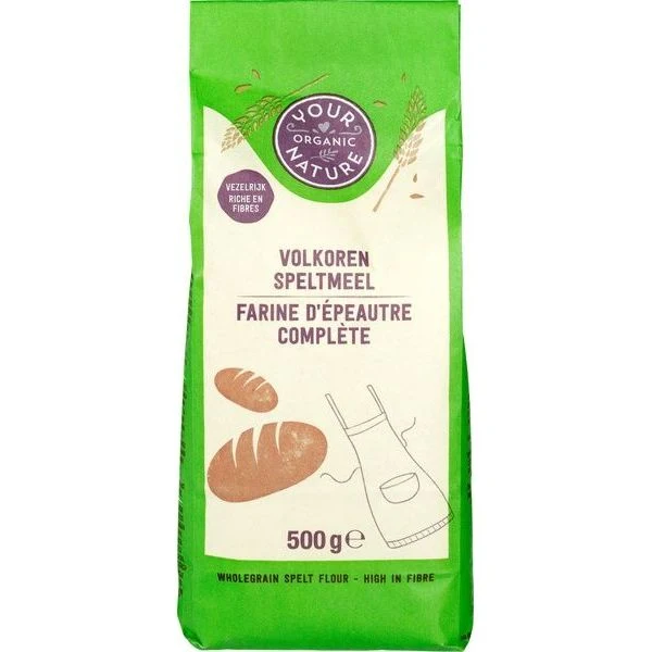 Your Organic Nature Volkoren Speltmeel 500 gram