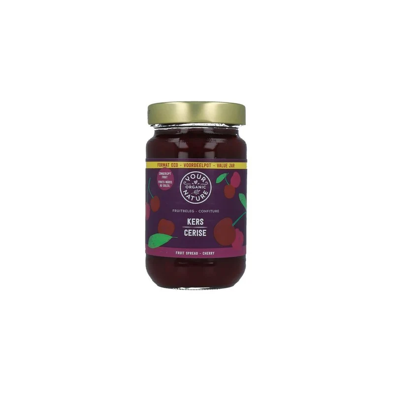 Your Organic Nature Fruitbeleg Kers 375 gram