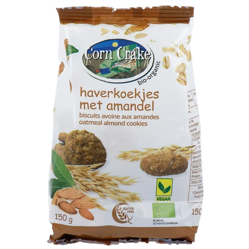 Corn Crake Haver Amandel Koekjes 150 gram