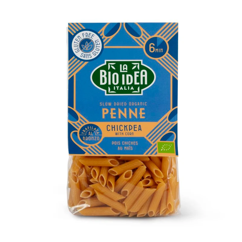 La Bio Idea Kikkererwten Penne met Maïs 250 gram
