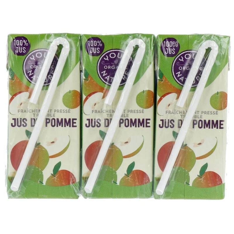 Your Organic Nature Appelsap 200ml bio 6 stuks