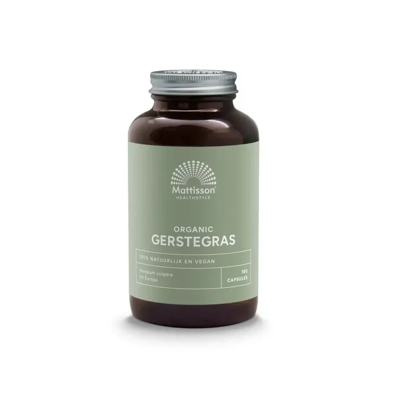 Mattisson Organic gerstegras 400 mg biologisch 180 capsules