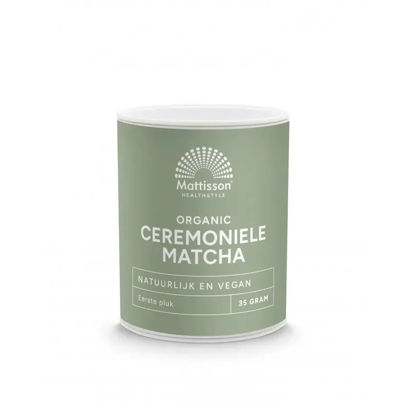 Mattisson Organic ceremoni matcha biologisch 35 gram