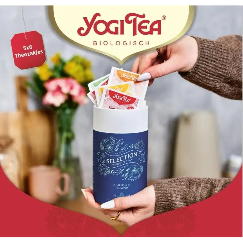 Yogi Tea Paper gift box favourite selection 30 stuks