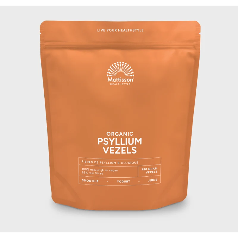 Mattisson Organic psylliumvezels biologisch 750 gram