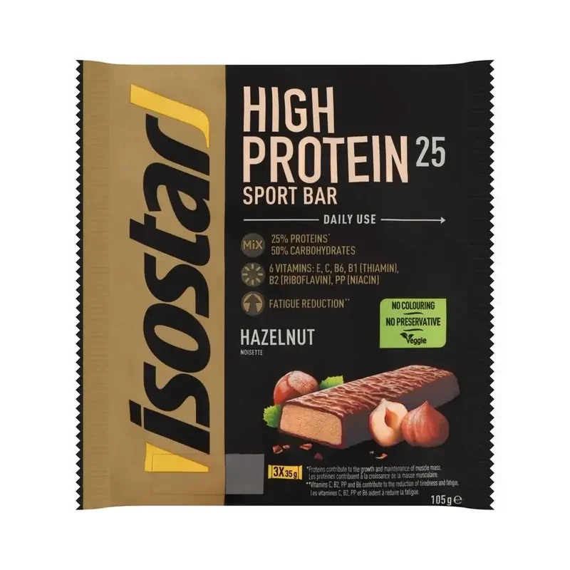 Isostar High protein bar hazelnut 105 gram