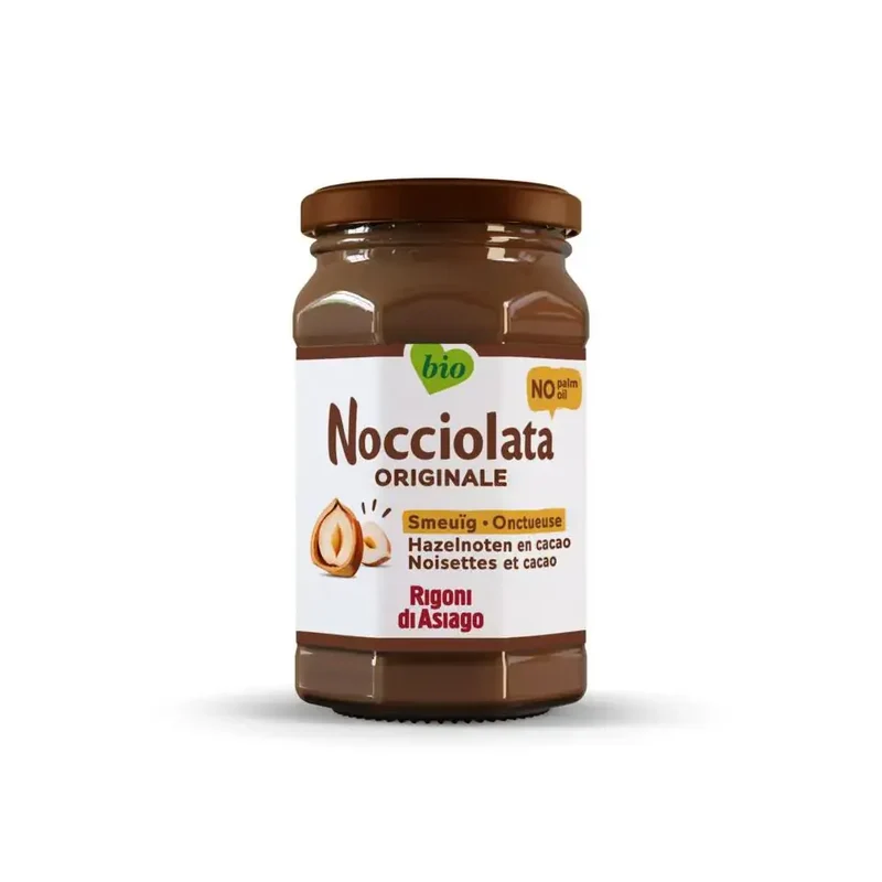 Nocciolata Chocolade hazelnootpasta biologisch