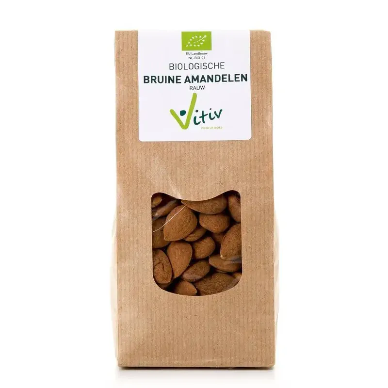 Vitiv Amandelen met vlies bio 1 kg