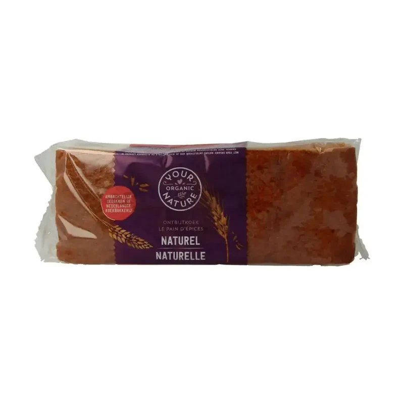 Your Organic Nature Ontbijtkoek naturel biologisch 400 gram