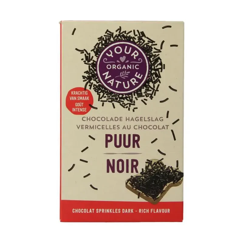 Your Organic Nature Hagelslag puur biologisch 225 gram