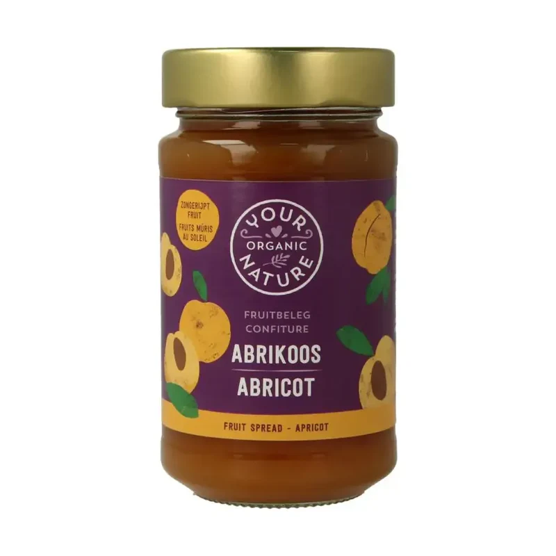 Your Organic Nature Fruit beleg abrikoos biologisch 250 gram