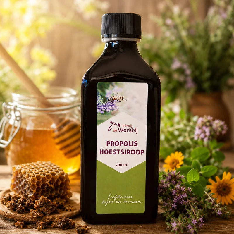 Propolis siroop met tijmhoning en kruiden – 200 ml