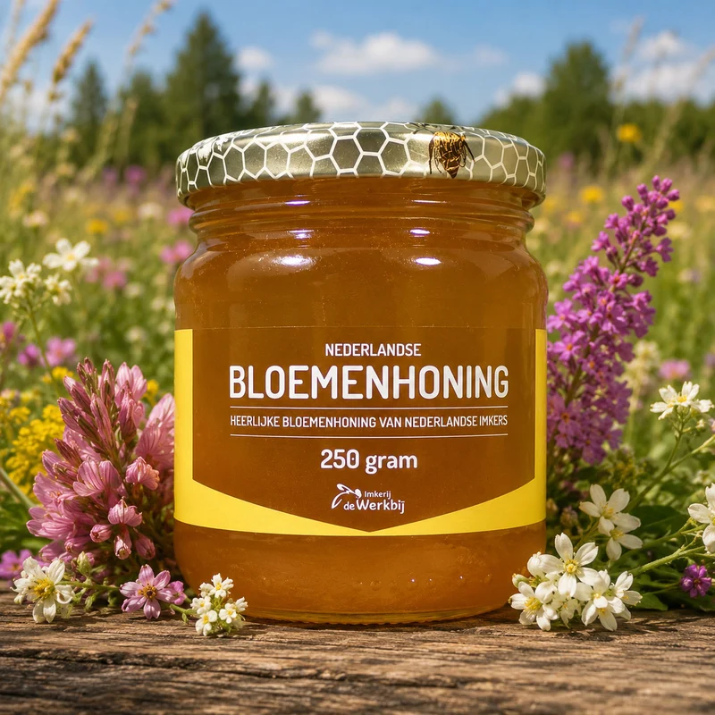 Bloemenhoning van de Nederlandse imker – zacht en veelzijdig