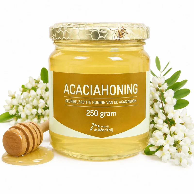 Acaciahoning – Premium Vloeibare Honing (Kristalliseert Vrijwel Niet)