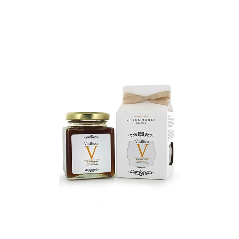 Honing met saffraan Griekenland 250g Vasilissa (vloeibaar)