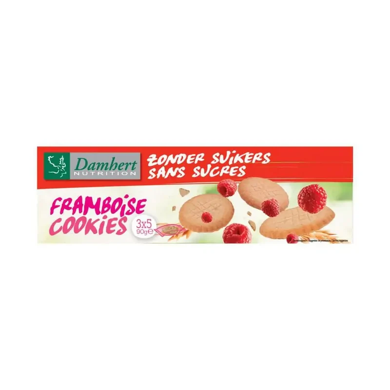 Damhert Framboise cookies bio 90 gram