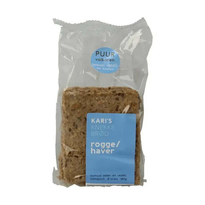 Kari's Crackers Knackebrod rogge/haver bio180 gram