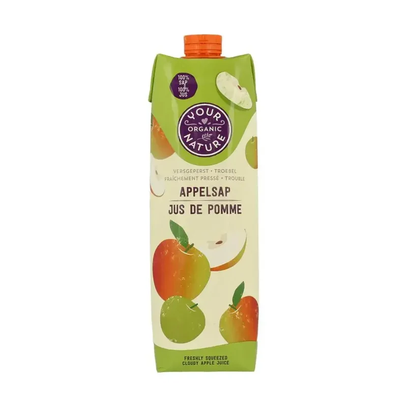 Your Organic Nature Appelsap vers geperst bio 1 liter