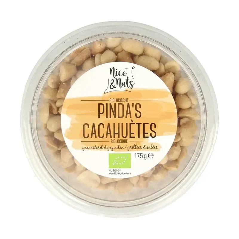 Nice & Nuts Pinda met zeezout 175 gram