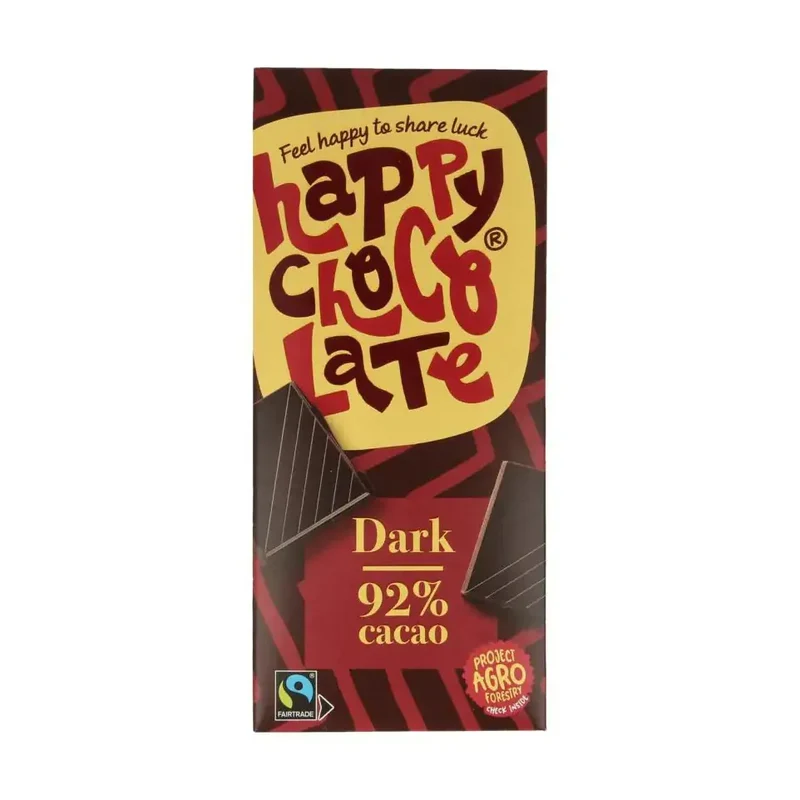 Happy Chocolate Puur 92% bio 85 gram