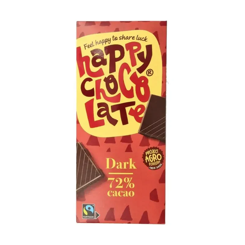 Happy Chocolate Puur 72% bio 85 gram
