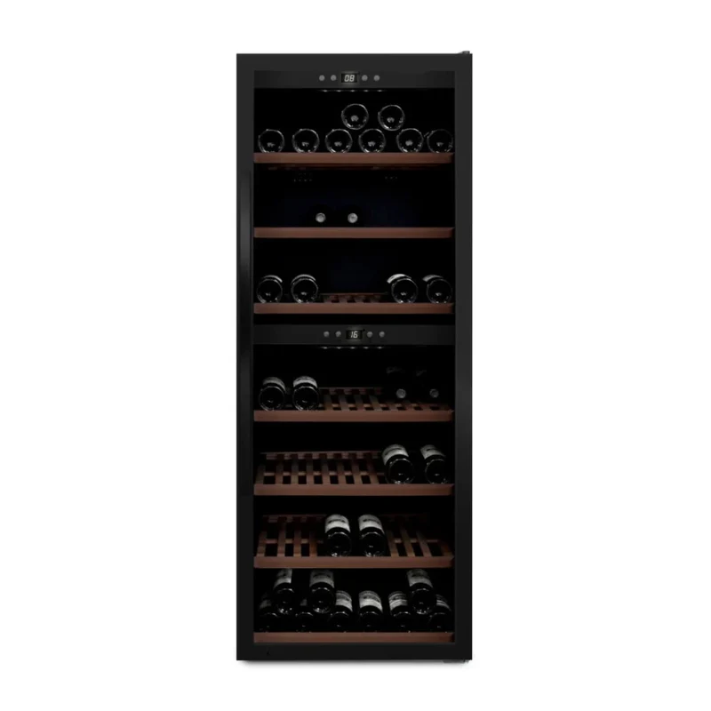 mQuvée WineExpert 126 | SW126-BLACK Wijnkoelkast | 2 Zones