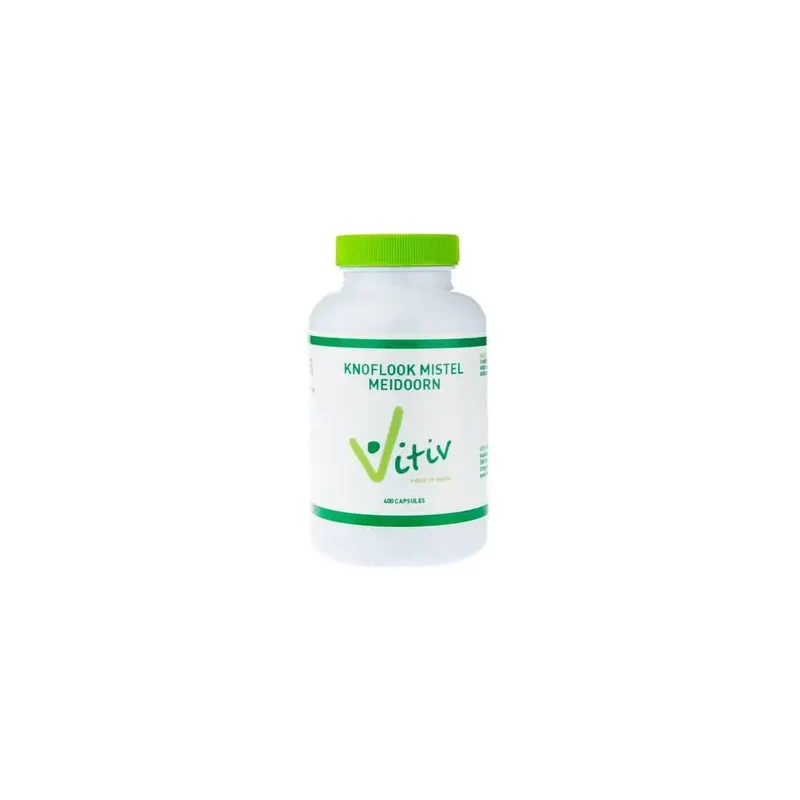 Vitiv Knoflook mistel meidoorn 400 capsules