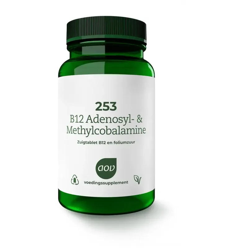 AOV 253 B12 Adenosyl & methylcobalamine 60 zuigtabletten