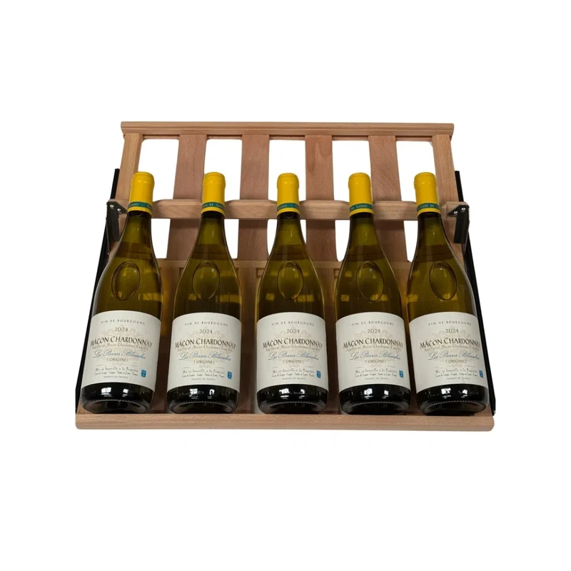 Presentatielade Beukenhout | Bourgogne en Bordeaux flessen tot 85 mm Cella FWS122 en FWS93