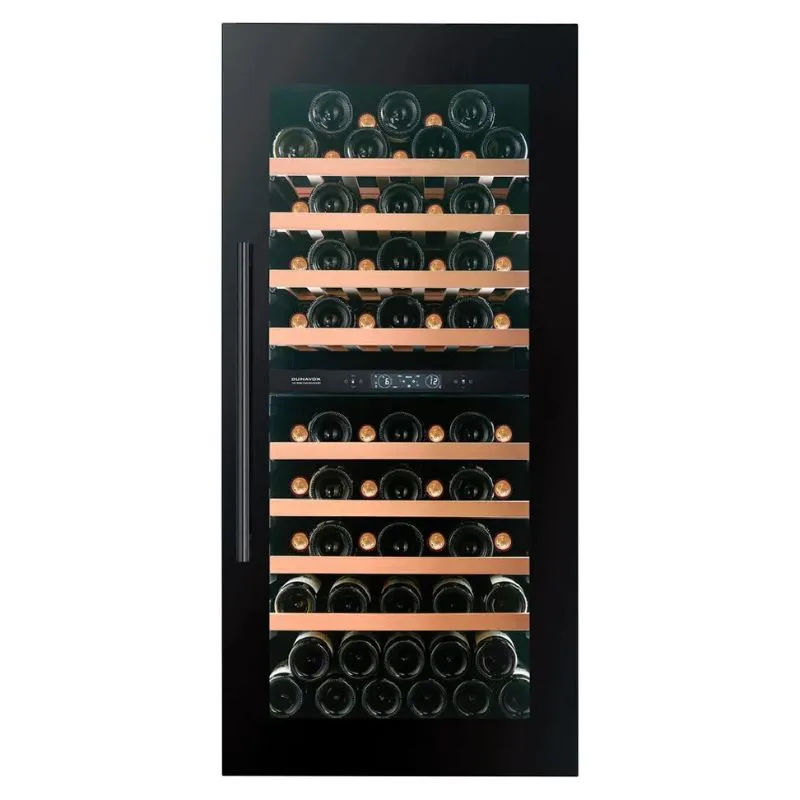 Dunavox Spirit-70 Wijnkoelkast | DVS-70.185DMB | 2 Zones | Mat Zwart