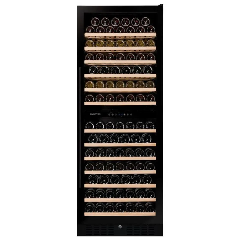 Dunavox Grande-108 Wijnkoelkast | DX-108.330DMB | 2 Zones | Mat Zwart
