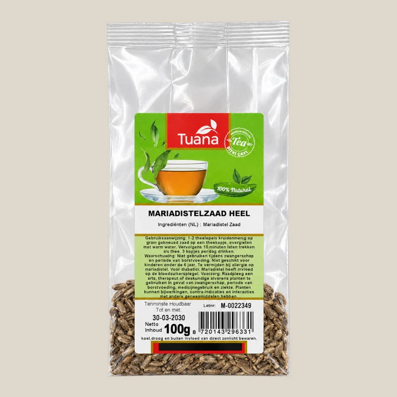Mariadistelzaad Heel – Deve Dikeni Tohumu – 100 g