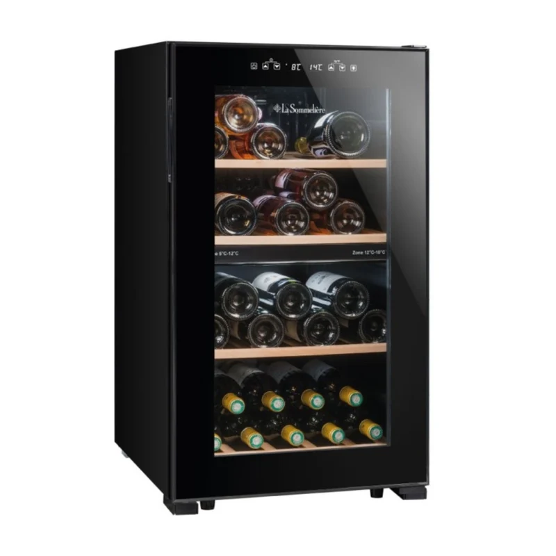 La Sommeliere Wijnkoelkast | LS51.2ZBLACK | 2 Zones