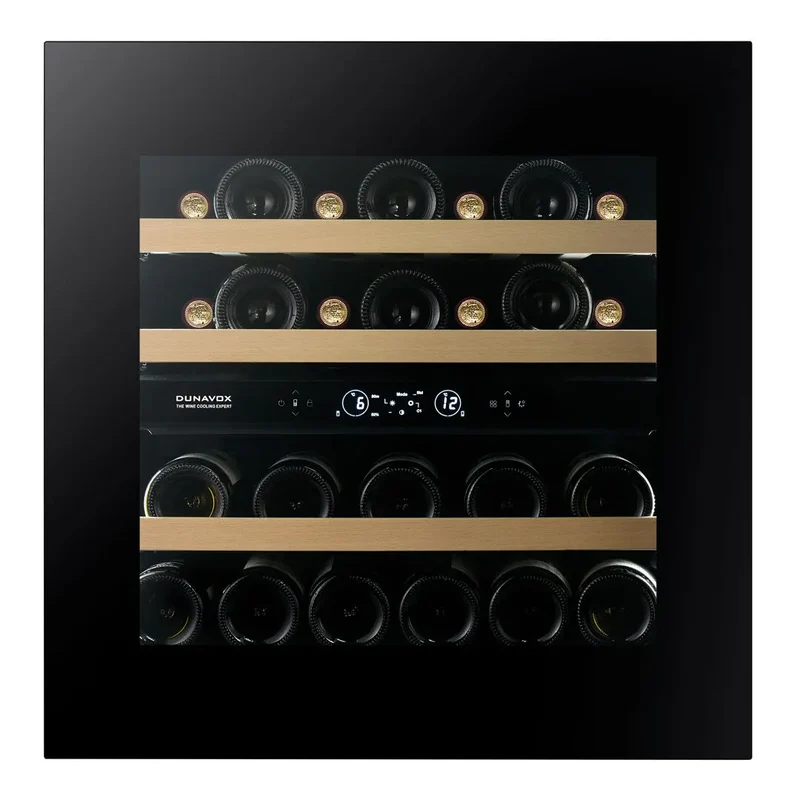 Dunavox Horizon-25.TO Wijnkoelkast | DVH-25.65DMB.TO | 2 Zones | Mat Zwart
