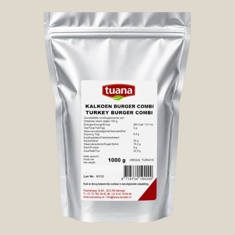 Kalkoen Burger Combi Kruidenmix