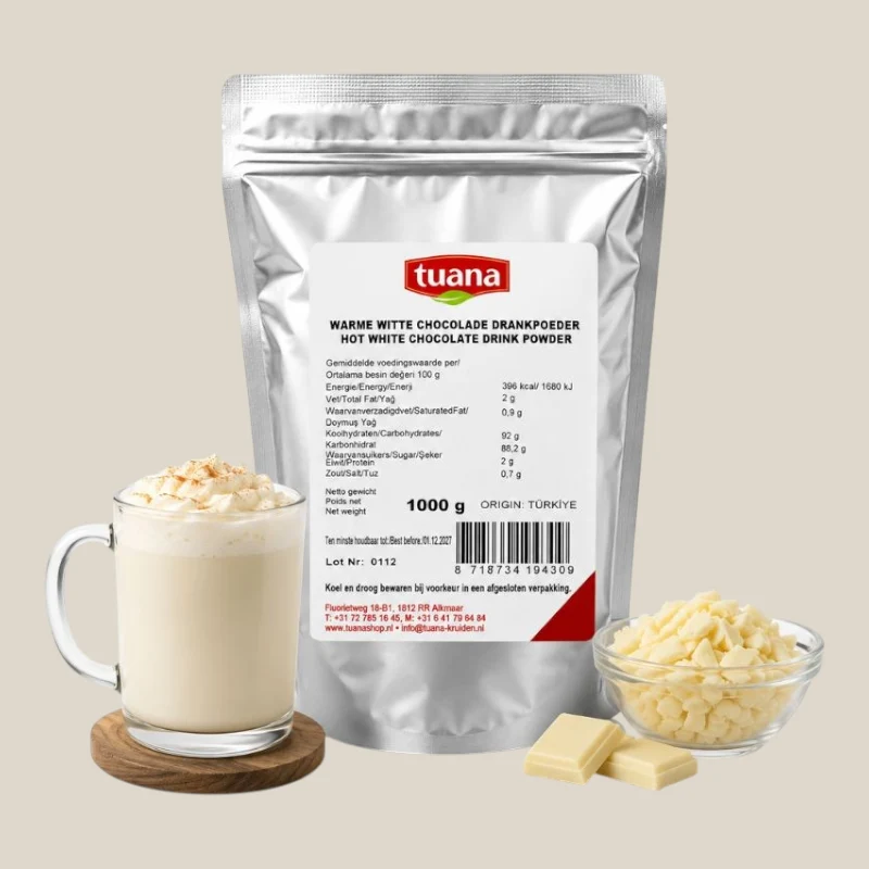 Warme Witte Chocolade drank poeder- Hot White Chocolate
