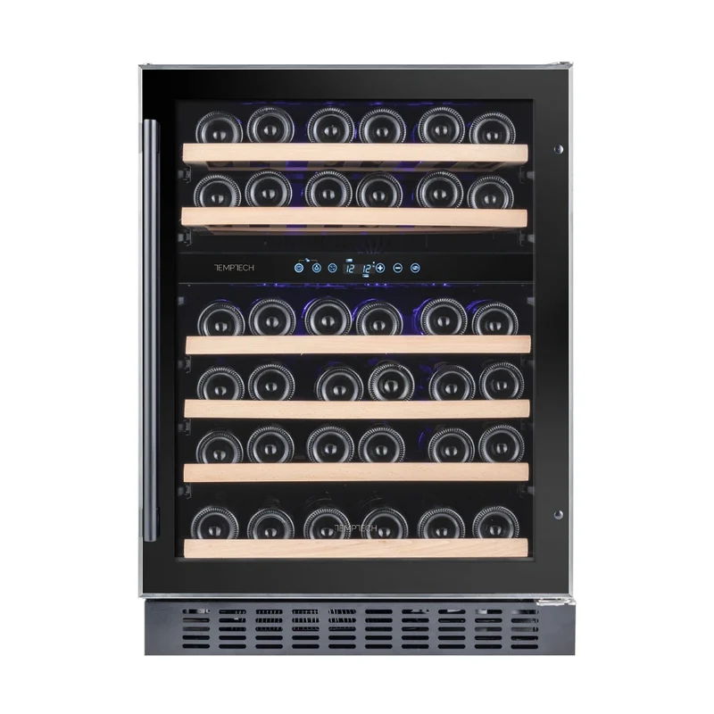 Temptech Premium Wijnkoelkast | WPX60DCB | 2 Zones