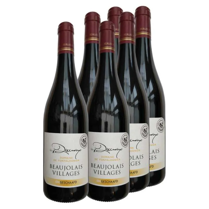 Rode wijn | Beaujolais-Villages | Perfect voor vleesgerrechten