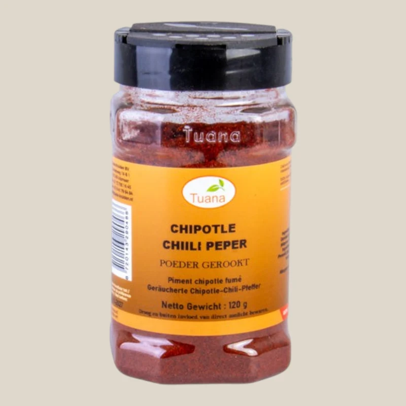 Chipotle Chilipeper Gemalen Gerookt 120g