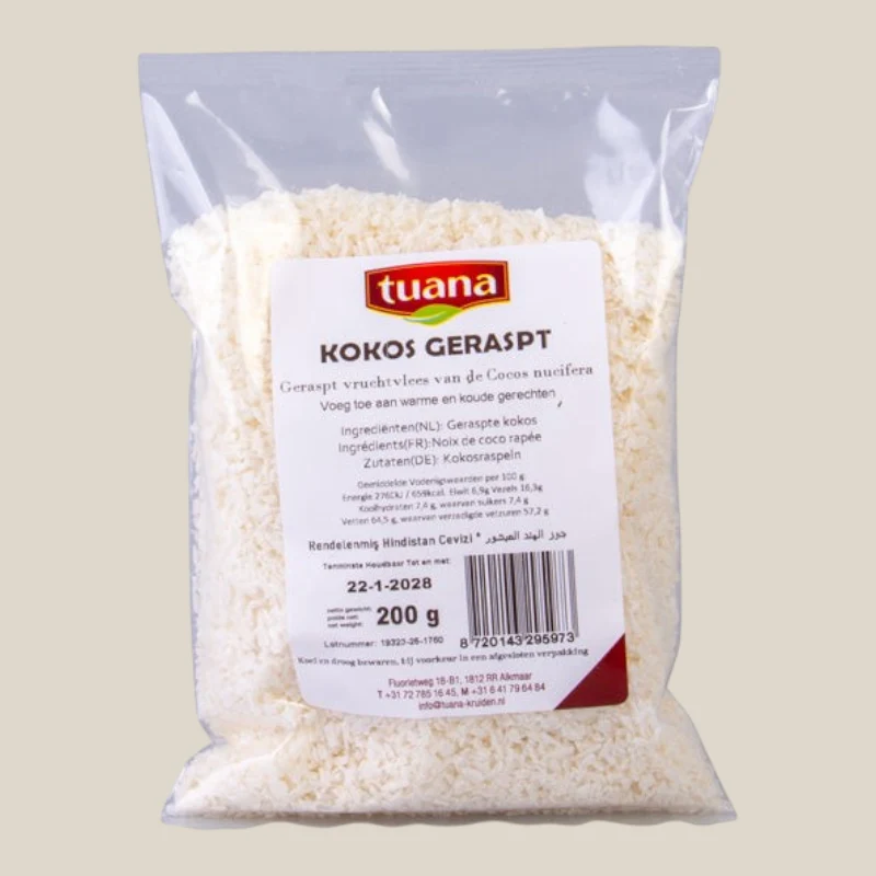 Kokos geraspt 200g