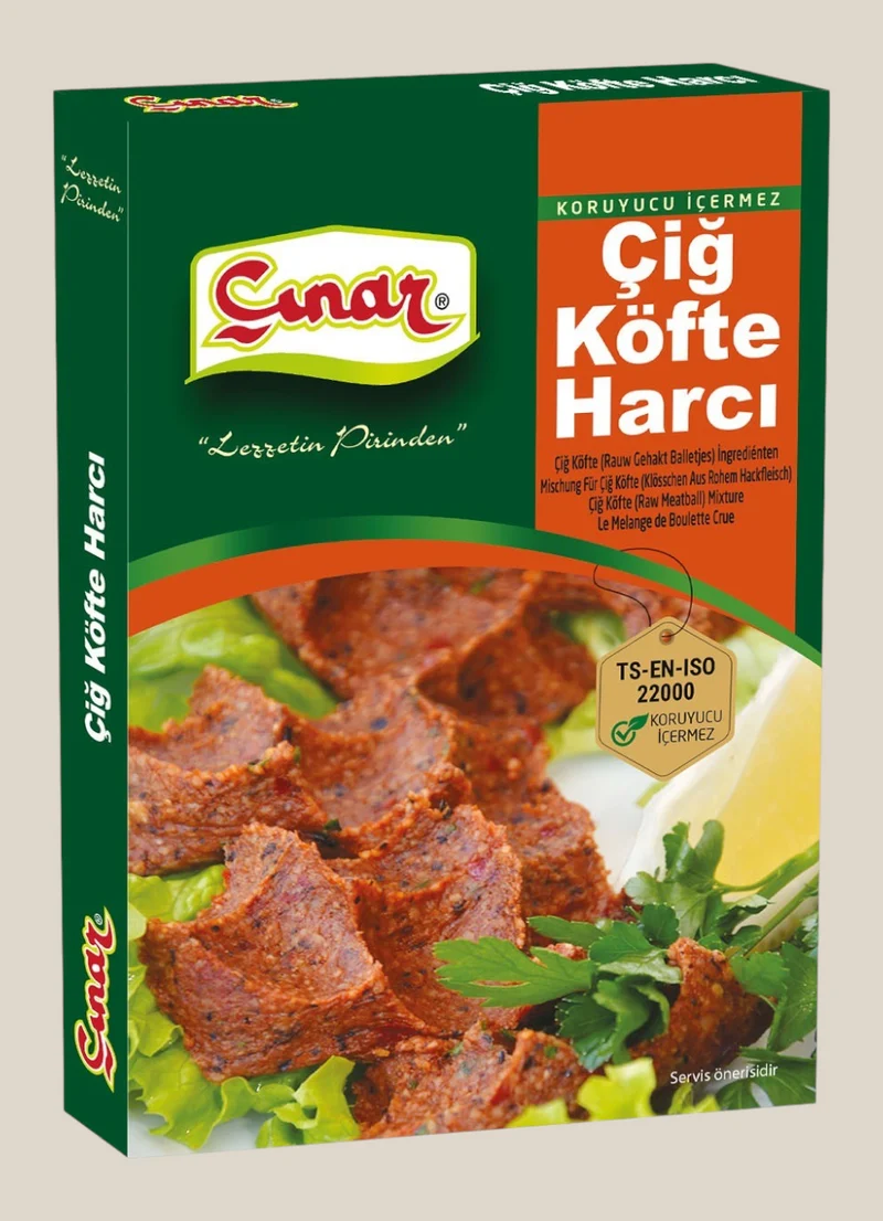 Çınar Çiğ Köfte Harcı 100 g - Rauw Gehakt Balletjes Mix