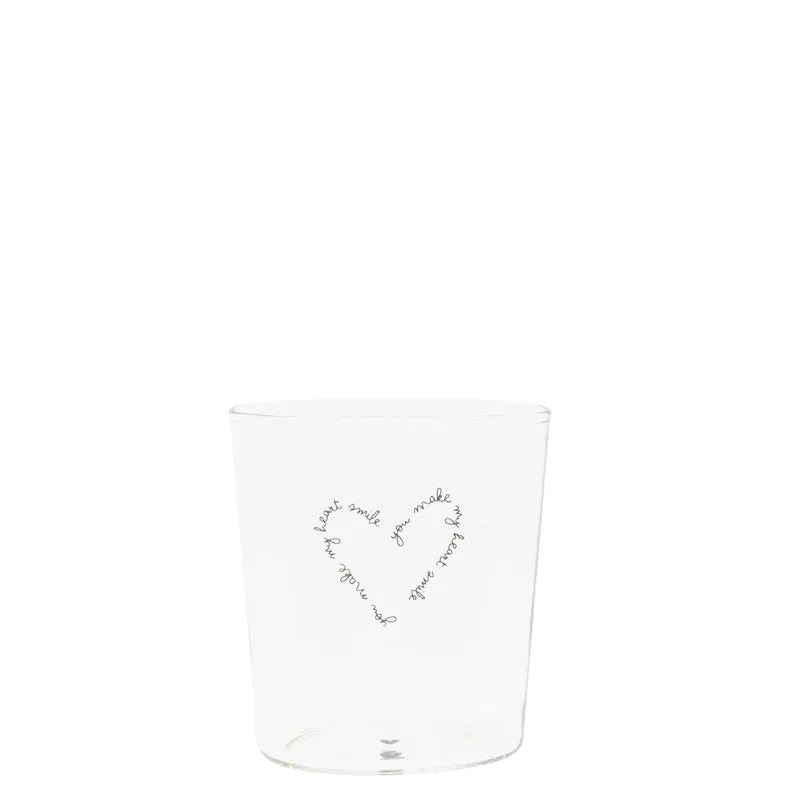 Bastion Collections You Make my Heart Smile Glas - 300 ml