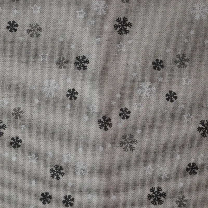 Marbella Tafelloper - Sneeuwvlokjes - 80% Katoen - 20% Polyester - 50 cm x 140 cm